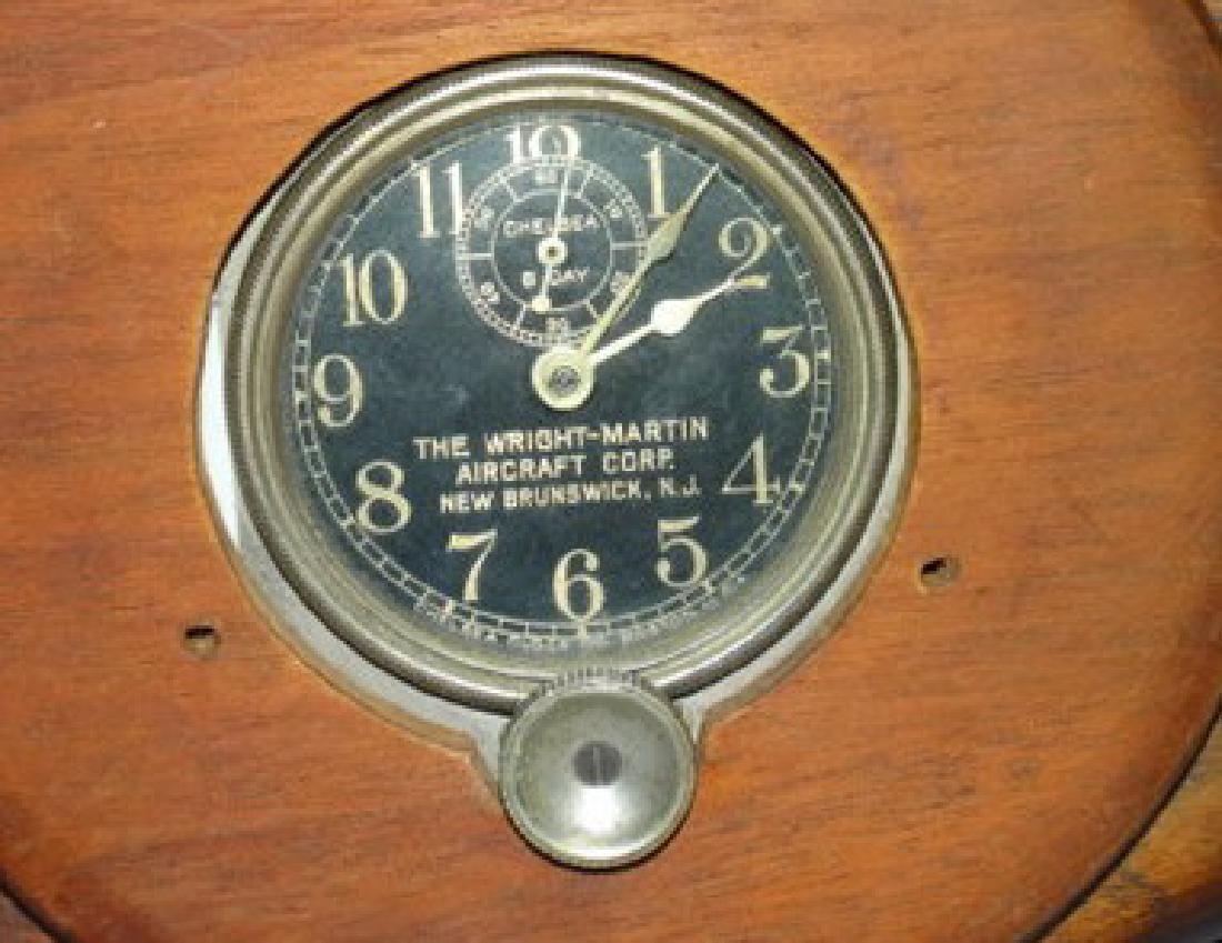 The Wright-Martin Aircraft Corp. Oct. 1917: The Wright-Martin Aircraft Corp. Chelsea 8 Day Clock, Dated Oct. 1917. The Wright-Martin Aircraft Corporation was in business for less than 4 years, before being re-organized under the name Wright Aer