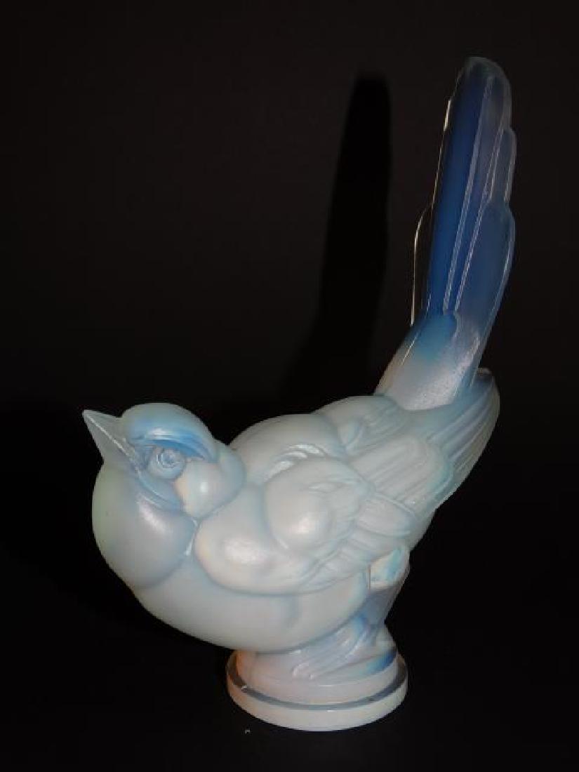 Sabino Opalescent Mockingbird, "Oiseau Moqueur": Sabino Opalescent Mockingbird, "Oiseau Moqueur" Size : 5.5" H x 2" W