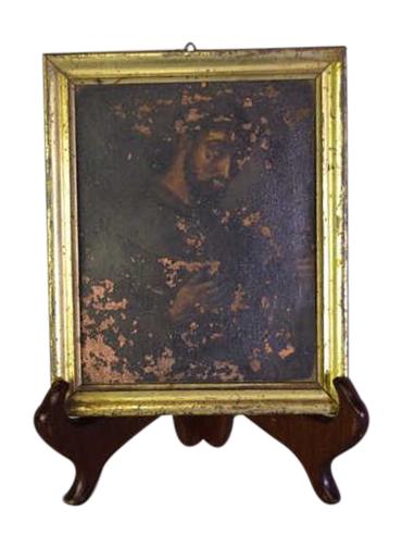 Antique Retablo Painting on Copper (1 of 10)
