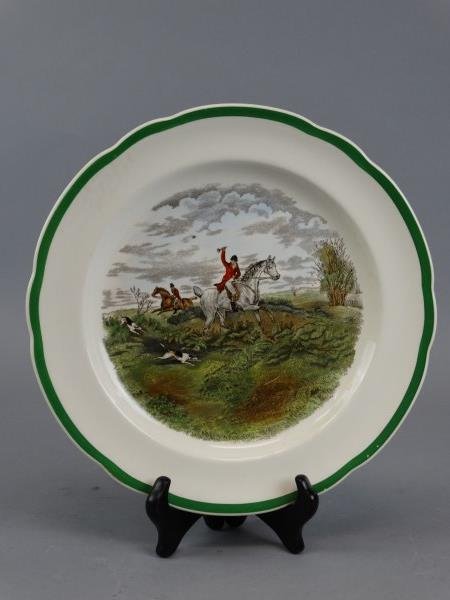 Copeland Spode Plate - "Going to Halloa" (1 of 4)