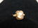 14kt. Gold & Pink Opal / Garnet Ring - 2