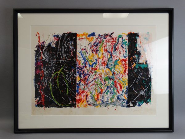 NANCY S. GRAVES (American, 1940-1995) - Serigraph (1 of 6)