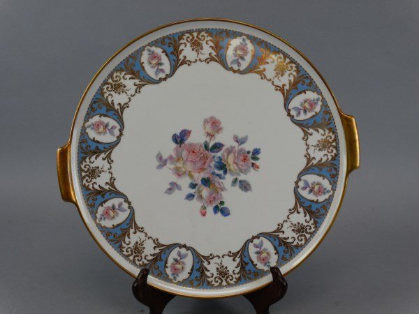 Heavy Painted Kaiser China Platter: Heavy Painted Kaiser China Platter Size : 13.5" Dia.