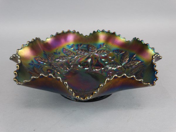 Fenton 3 Fruits Carnival Glass Bowl (1 of 3)