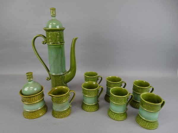 Vintage Green Japanese Tea Set (1 of 4)