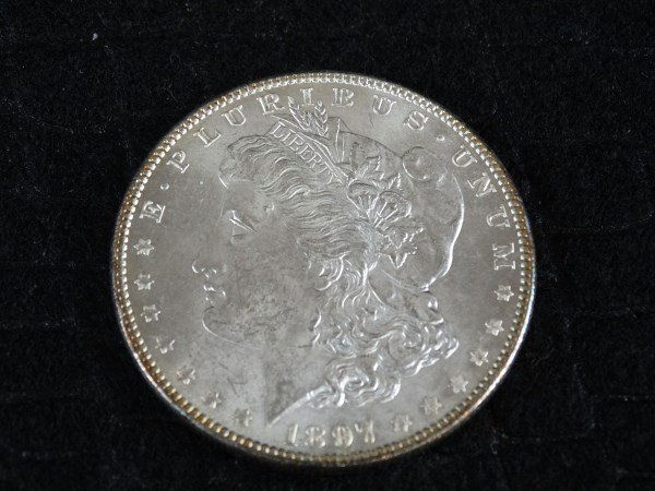 1897 Morgan Silver Dollar - Uncirculated (1 of 2)