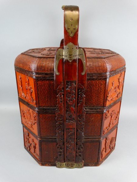 Large Chinese Woven Marriage Basket (1 of 7)