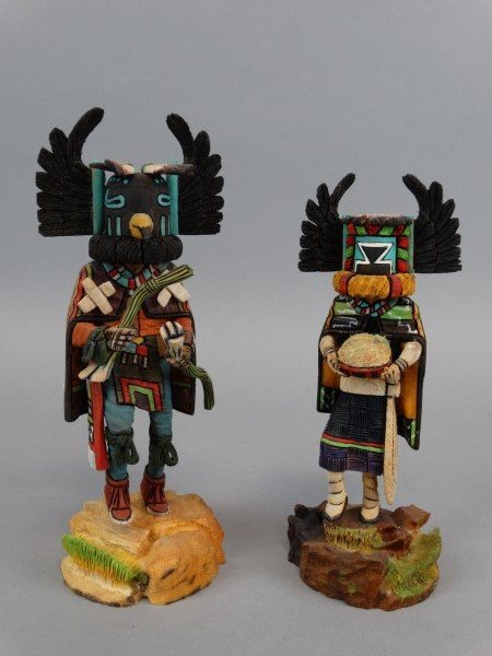 Hopi Kachinas by Hopi Artist Emery Kyasyousie (1 of 6)