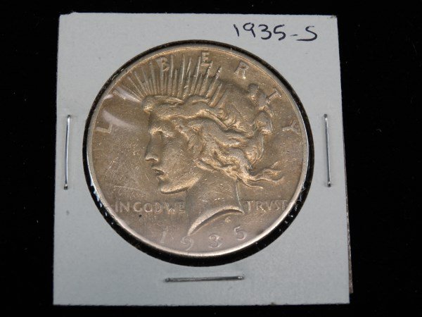1935 S Peace Silver Dollar (1 of 2)