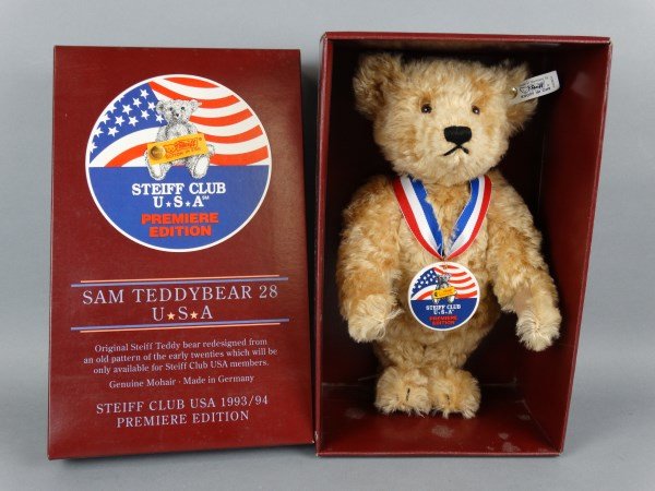 Steiff Club Premiere Edition Sam Teddybear 28: Steiff Club Premiere Edition Sam Teddybear 28
