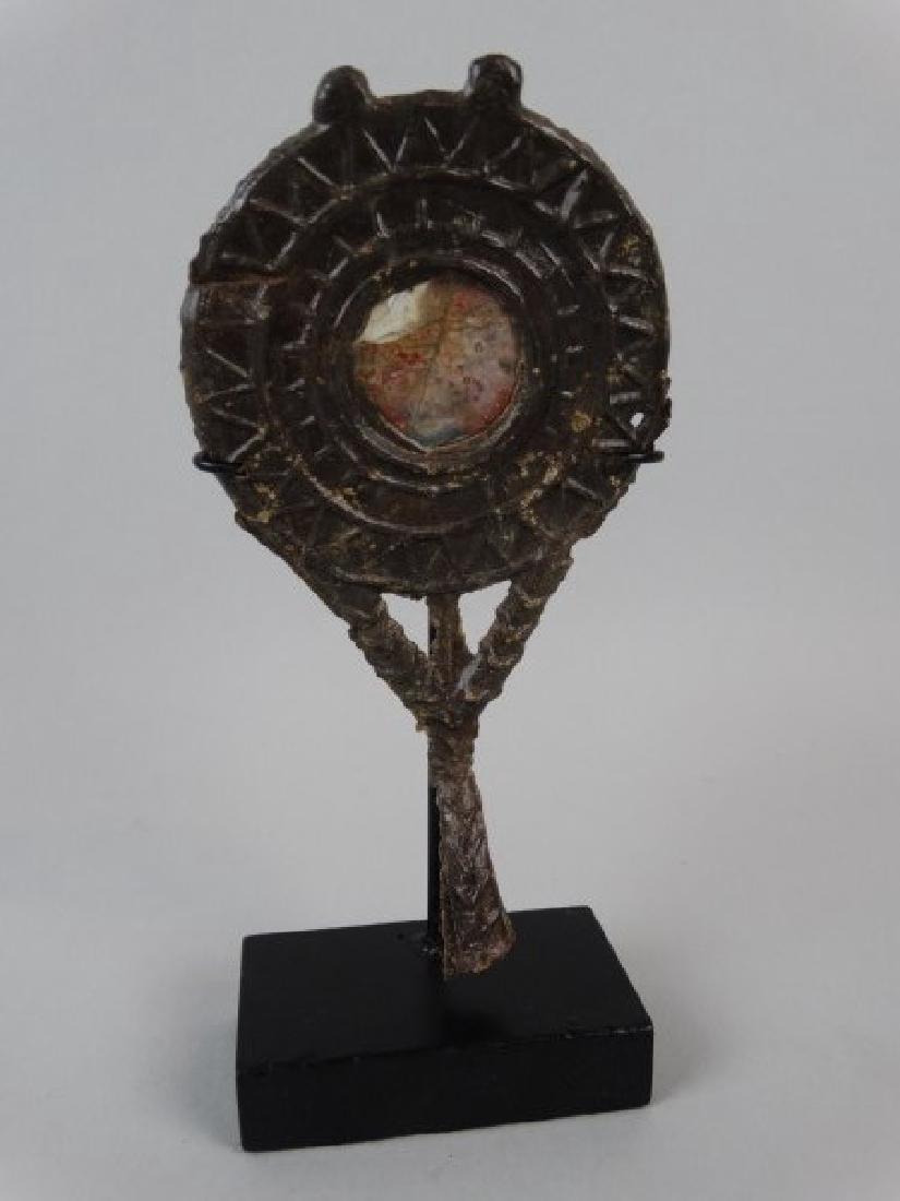 3rd Century Roman Pewter Mirror (1 of 5)
