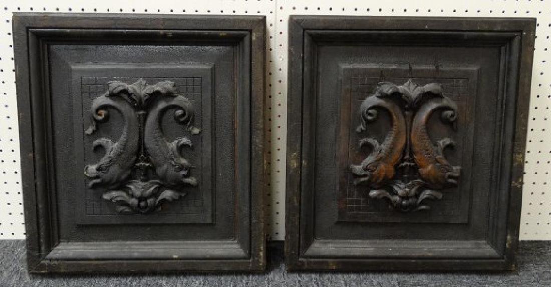 Pair of Carved Church Door Panels from New Orleans (1 of 5)