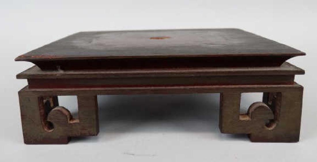 Chinese Wooden Stand: Chinese Wooden Stand Size : 6" x 6"