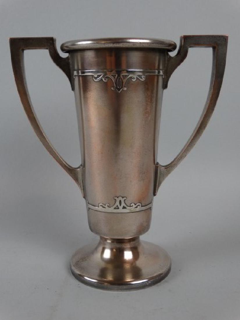 Silvercrest Bronze & Sterling Loving Cup: Silvercrest Bronze & Sterling Loving Cup Size : 6.5" T