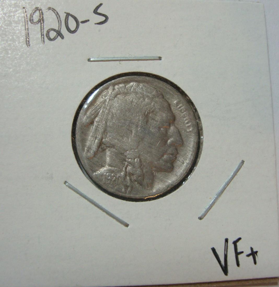 1920-S Buffalo Nickel VF+ (1 of 3)