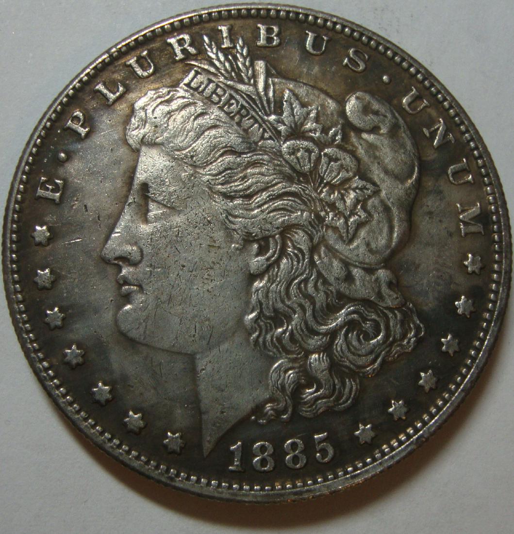 1885 Two Face Morgan Dollar (1 of 2)