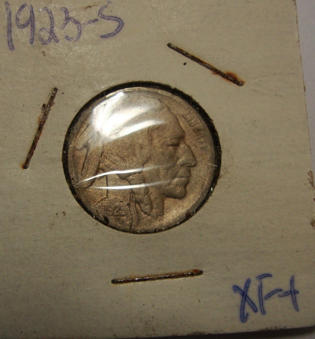 1923 S  Buffalo Nickel 5c XF+ (1 of 2)