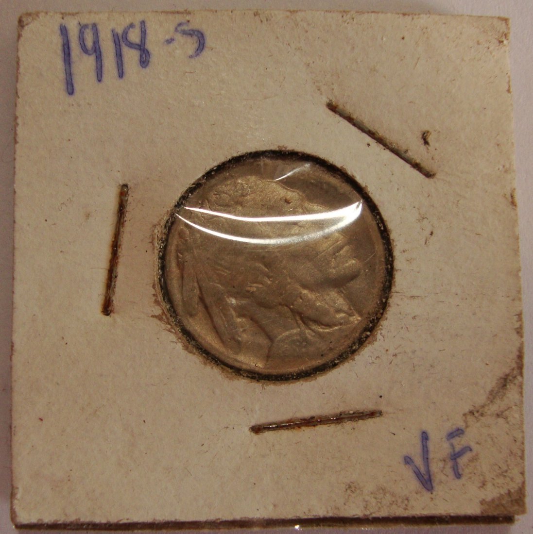 1918 S Buffalo Nickel 5c VF (1 of 2)