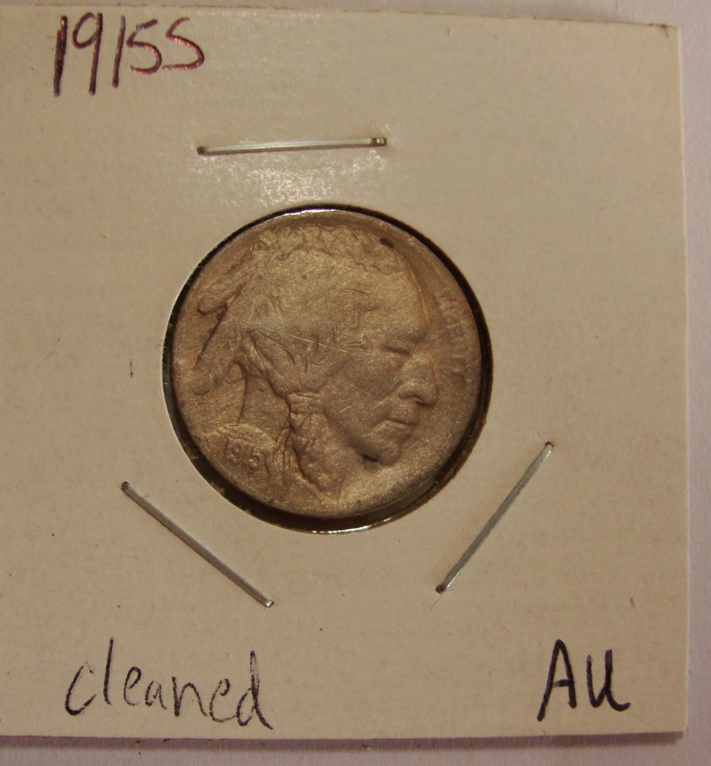 1915 D  Buffalo Nickel 5c XF (1 of 2)