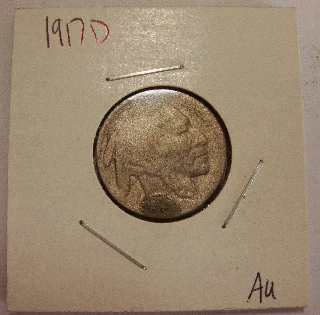 1917 D Buffalo Nickel AU (1 of 2)