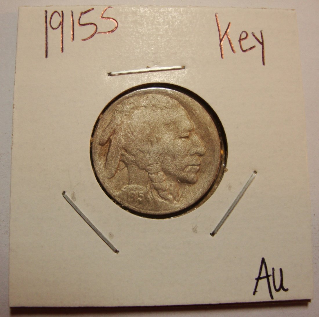 1915 S Buffalo Nickel 5c AU DETAILS (1 of 2)