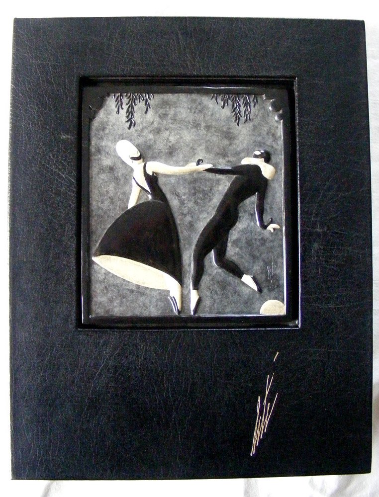 Erte "Pas de Deux" Bronze Bas Relief (1 of 10)