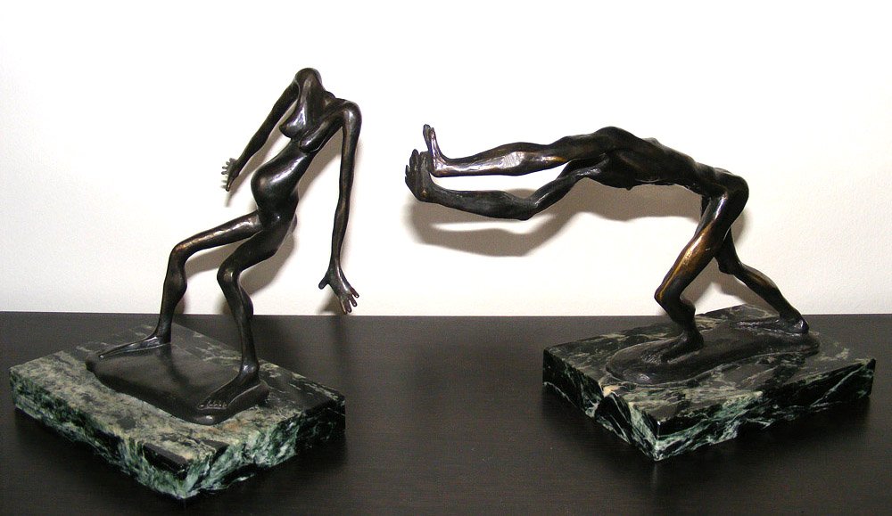 Tom & Bob Bennett Bronze Sculpture 1977 (1 of 8)