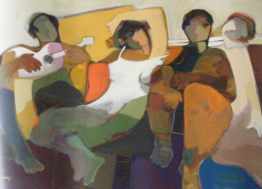 Hessam Abrishami "Somewhere in Time" Serigraph Lim Ed: Original serigraph on paper by Hessam Abrishami.The title is "Somewhere in Time".Limited edition 11/100.Signed by the artist.Not framed.Approximate dimensions: paper 52" w x 40 1/2" h, image 48" w x 3