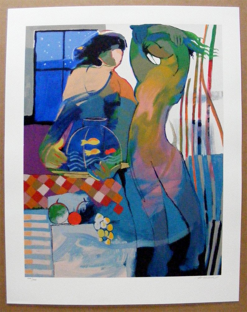 Huge Lot of 29 Lim Ed Serigraphs Shiny Stars by Hessam: Lot of 29 serigraphs on paper by Hessam Abrishami. All 29 are the same title. The title is "Shiny Stars". Limited edition of 395. Signed by the artist. Please note that the prints are numbered in redd