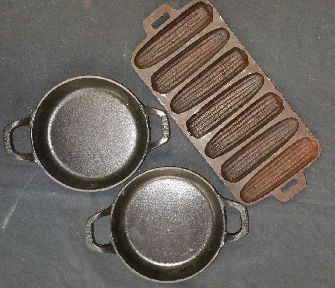 CAST IRON LOT 3 PIECES (1 of 4)