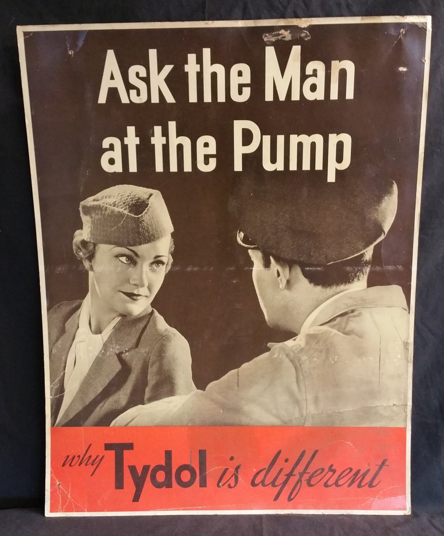 Vintage Tydol Gas Sign (1 of 2)