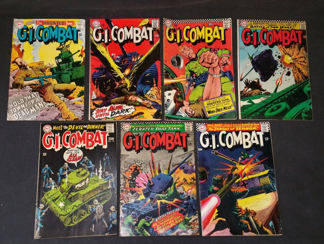G.I. Combat 12 cents 7 Piece Lot (1 of 2)