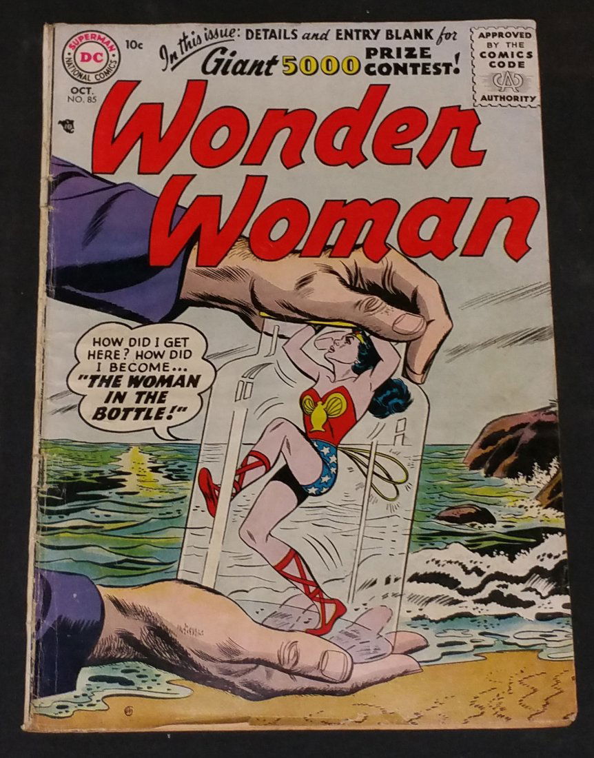 Wonder Woman No.85 OCT 1956 DC Comics Golden Age Rated (1 of 2)