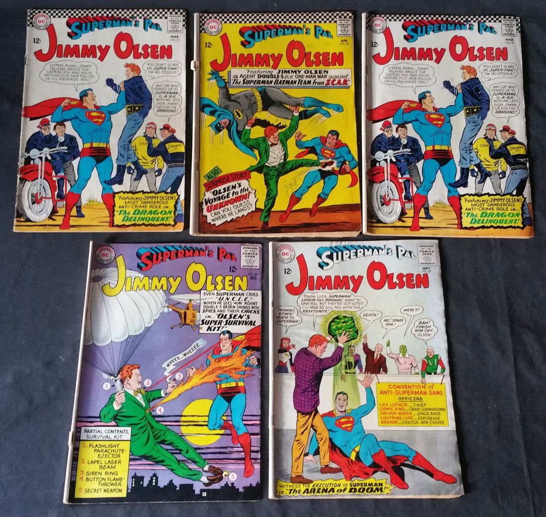 DC: Superman’s Pal -Jimmy Olsen 12 cents 5 Piece Lot (1 of 1)