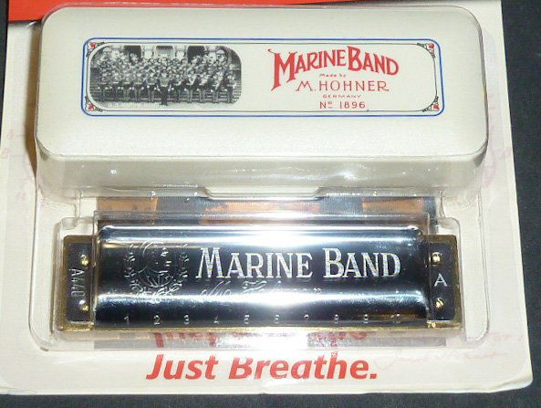 Marine Band Hohner Harmonica No.1896 A NIP: The Hohner 1896 Marine Band Harmonica follows in has been played by world-famous musicians like John Lennon, Bruce Springsteen, Little Walter, and Paul Butterfield. The Hohner Marine Band is a number-