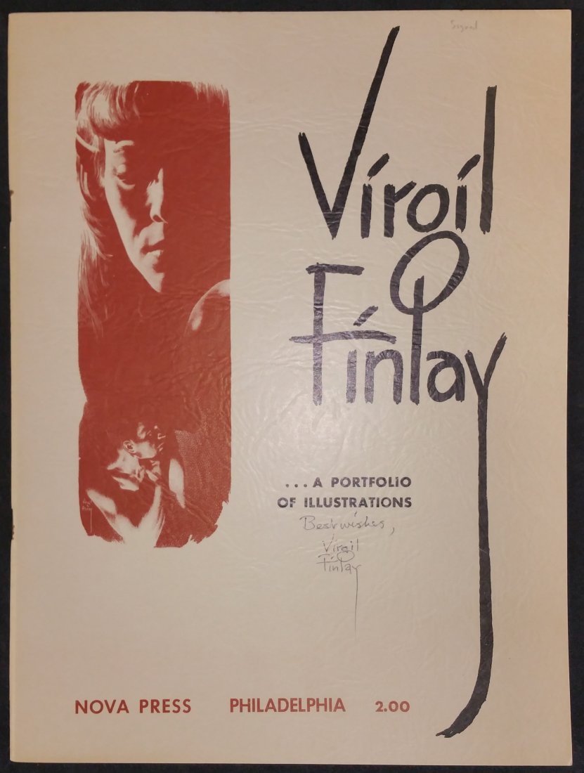 Signed Portfolio of Virgil Finlay - Pulp Fantasy (1 of 3)