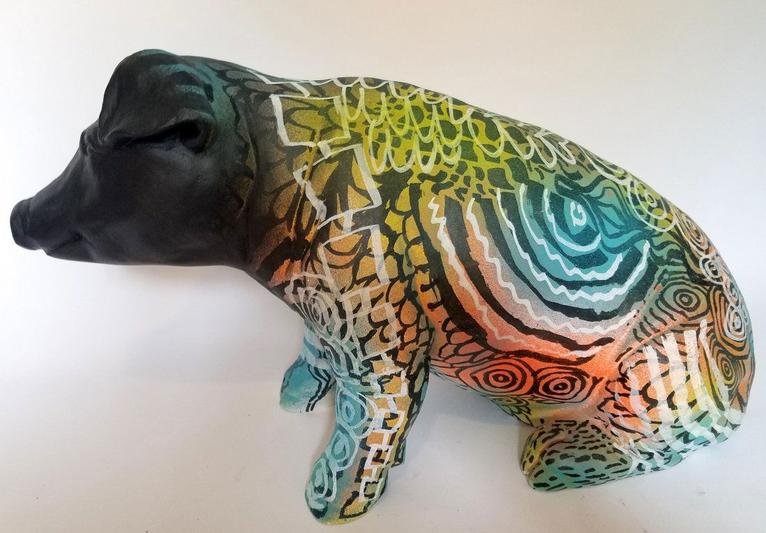 Jason O’Malley - Graffiti Pig by Rural Modernist, 2018 (1 of 6)