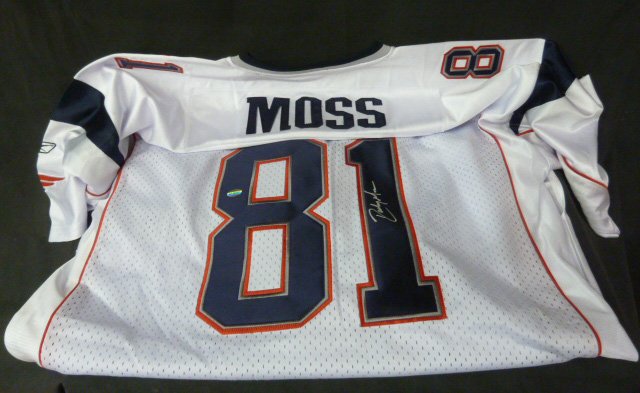 Patriots NFL Jersey - Randy Moss Signed: Randy Moss Signed / Autographed New England Patriots NFL Jersey. COA. New with tags.