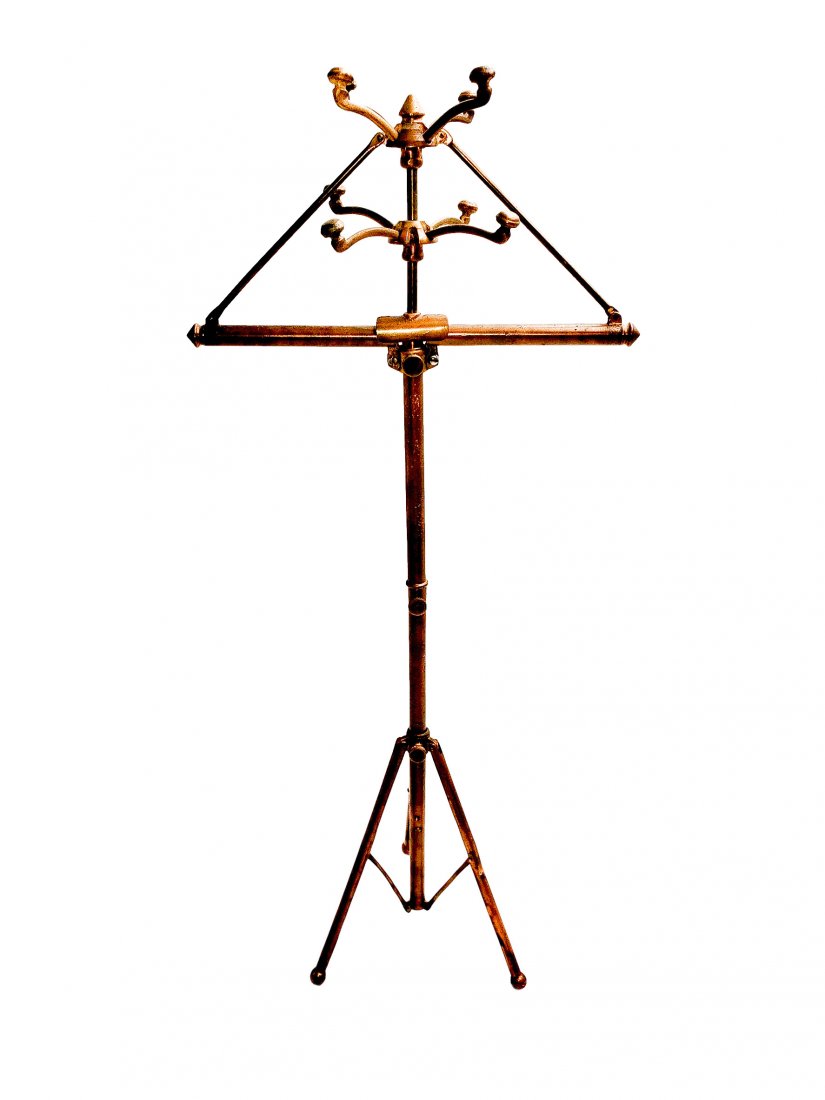 Salesman Sample Brass Articulated Coat Rack Circa 1900s: Salesman Sample Brass Articulated Coat Rack Circa 1900s. Adjustable height, with two rotating hat racks on top, fold out, tri leg base, brass coat rack. Fine vintage condition. Size: 18 inches high on