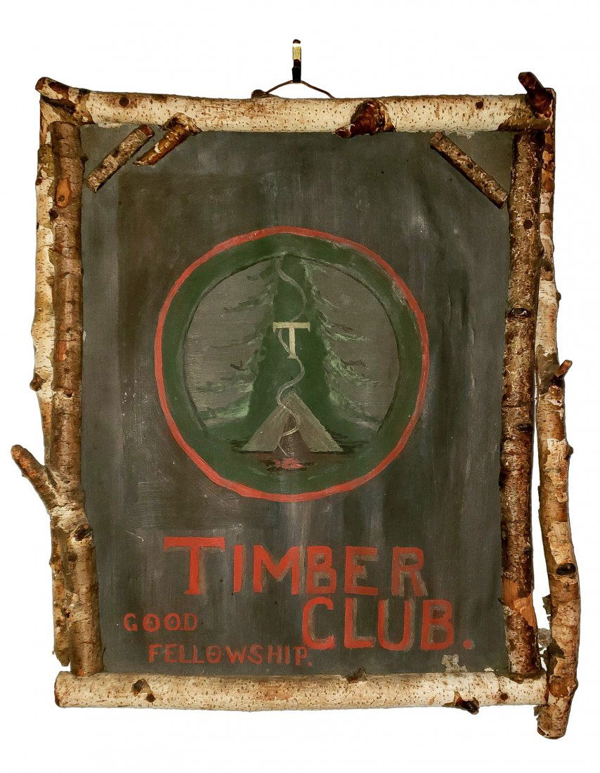 Timber Club Fellowship Authentic Adirondack Art (1 of 1)