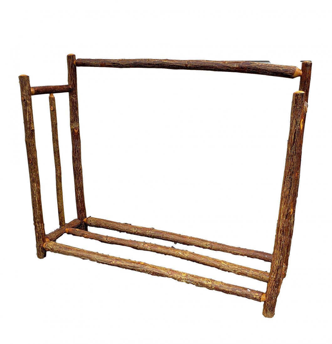 Rustic Wood Log Rack ( A ) Rustic Décor (1 of 2)