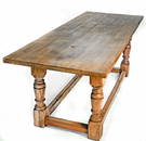 19th Century English Oak Refectory Table -
