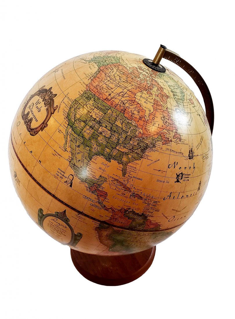 Illuminated Globe - Vintage Geography Décor (1 of 4)