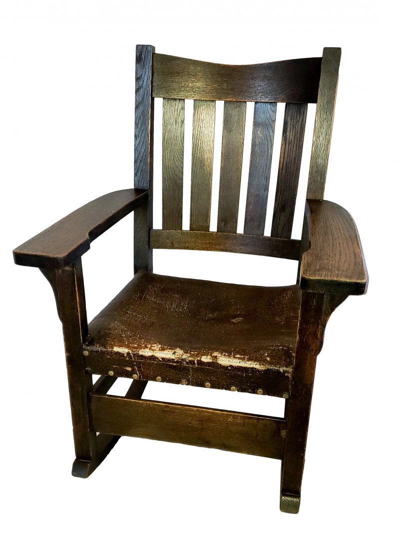 Mission Arts and Crafts Rocker - Vintage (1 of 4)