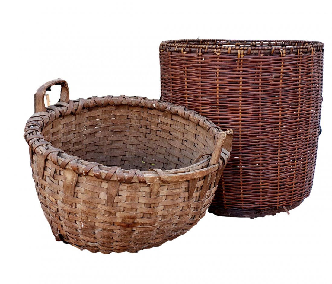 Two  Vintage Baskets - Large (1 of 3)
