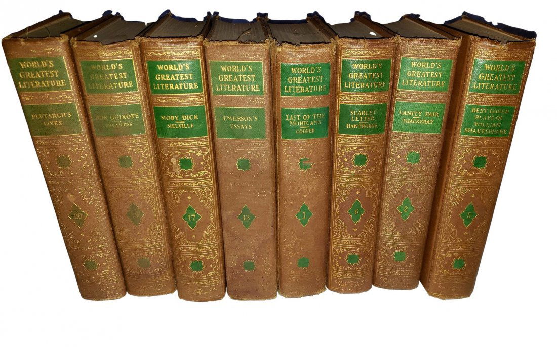 Worlds Greatest Literature Books- 8 of Set (1 of 2)