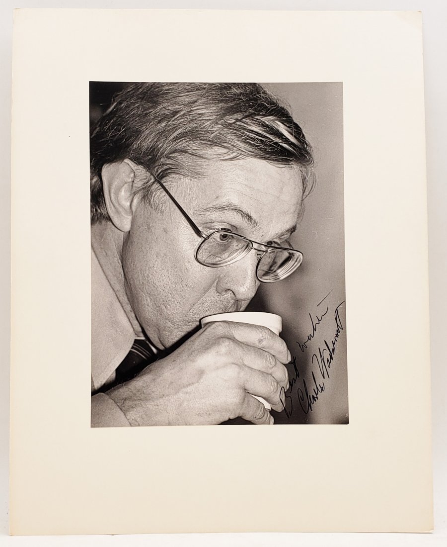 Charles Wadsworth: Signed Photo Portrait: B/W photo of Charles Wadsworth by P.Rankin- Smith mounted on art paper /board and signed on the margin by Charles Wadsworth. The signature is authentic with provenance. Image size : 6.75 x 9.25 inches