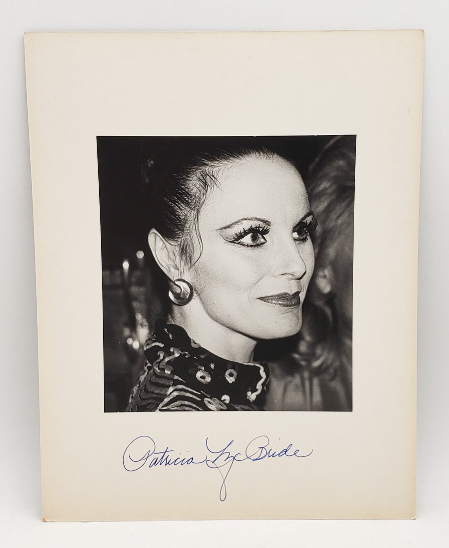 Patricia McBride, 1984: Signed Photo Portrait: B/W photo of Patricia McBride, 1984 by P.Rankin- Smith mounted on art paper /board and signed on the margin by Patricia McBride. The signature is authentic with provenance. Image size : 7.25 x 8 inche