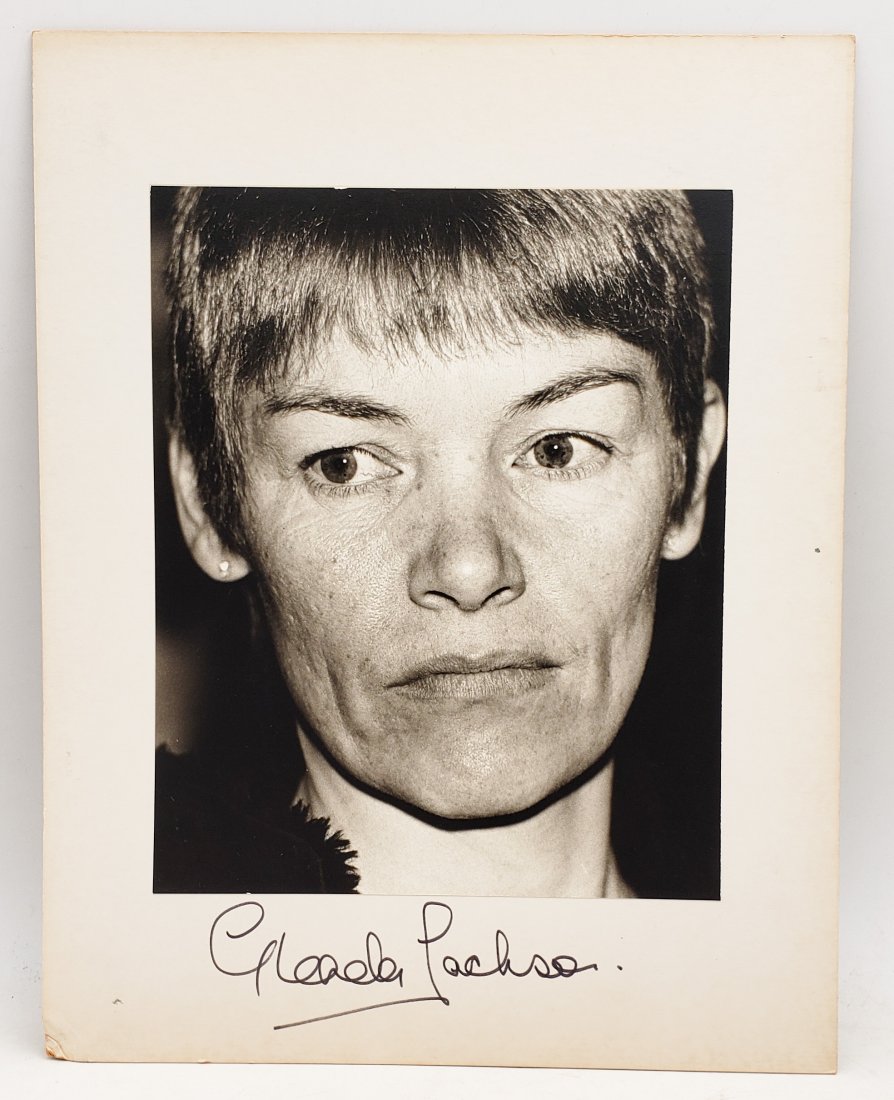 Glenda Jackson: Signed Photo Portrait: B/W photo of Glenda Jackson by P.Rankin- Smith mounted on art paper /board and signed on the margin by Glenda Jackson. The signature is authentic with provenance. Image size :7.75 x 9.5 inches. Mount 