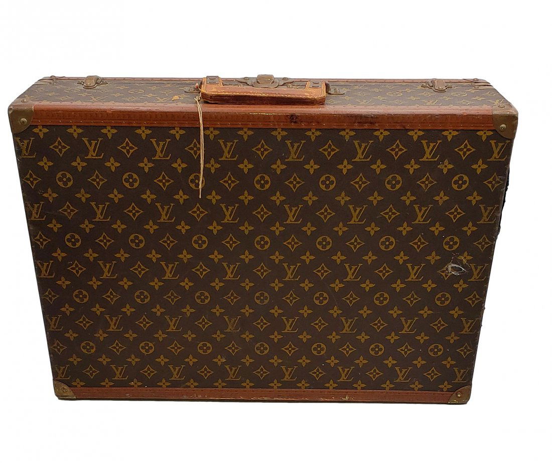 1950s Authentic Louis Vuitton Hard Side Suitcase (1 of 8)